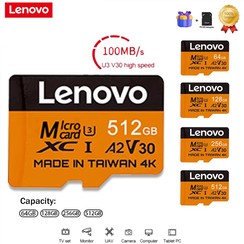 Gaming Console For Phone - Kartu Memori Lenovo Secure 512GB SD