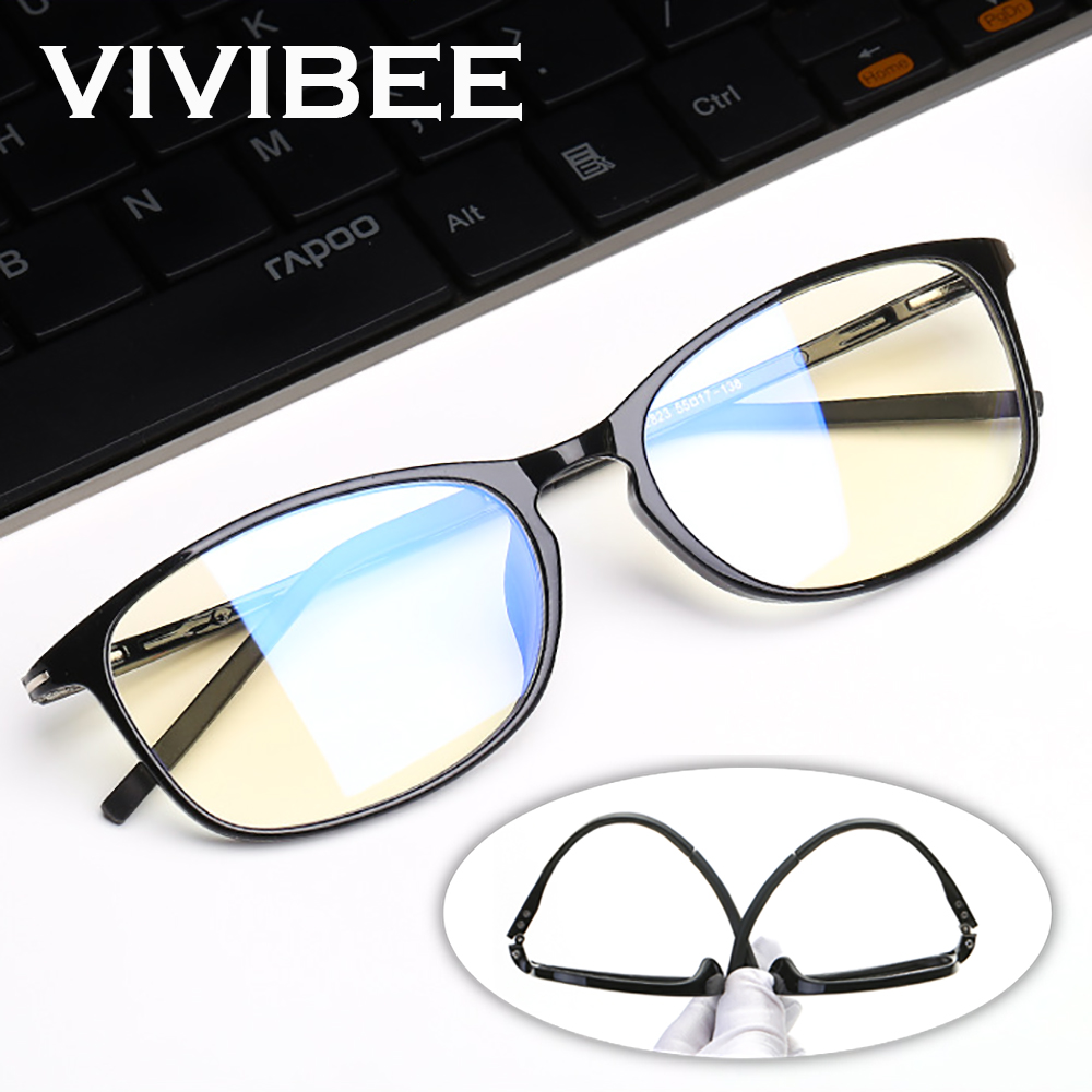 Gaming Glasses Uv - VIVIBEE Kacamata Anti Cahaya Biru Pria