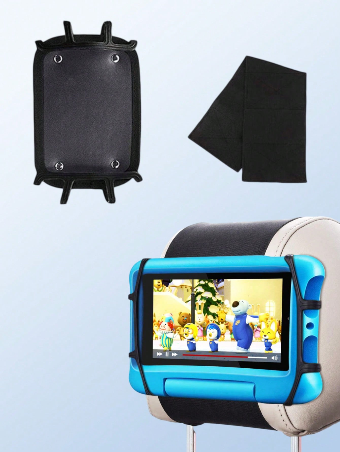 Gaming Console Holder - Penyangga Tablet di Sandaran Kepala Mobil