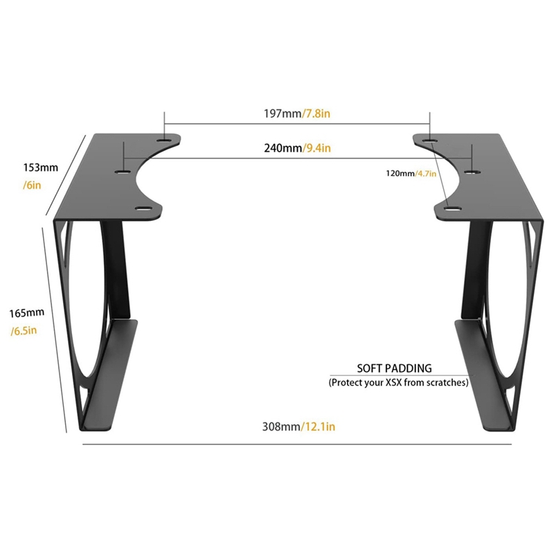 Gaming Console Holder - Dudukan Konsol Game di Bawah Meja