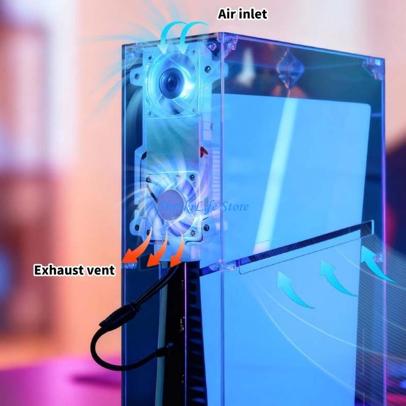 Gaming Console Display Case - E65E Penutup Pelindung Bening Untuk Konsol