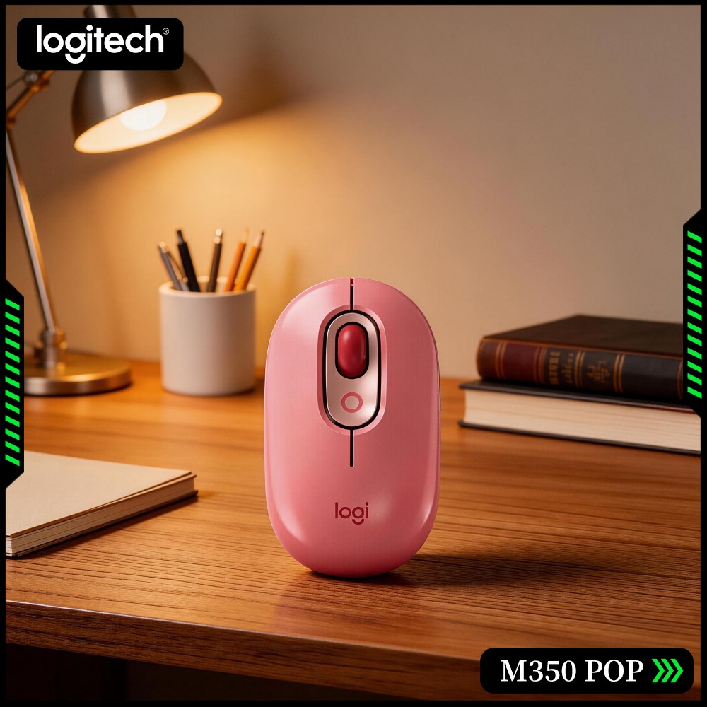 Gaming Console Logitech - Mouse Logitech M350 POP Ramah Lingkungan