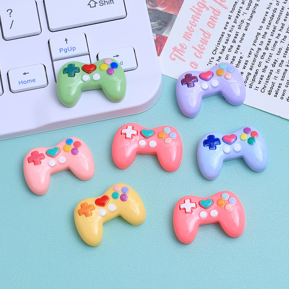 5 buah gantungan resin berwarn - Gaming Console Keychain ulasan dan harga