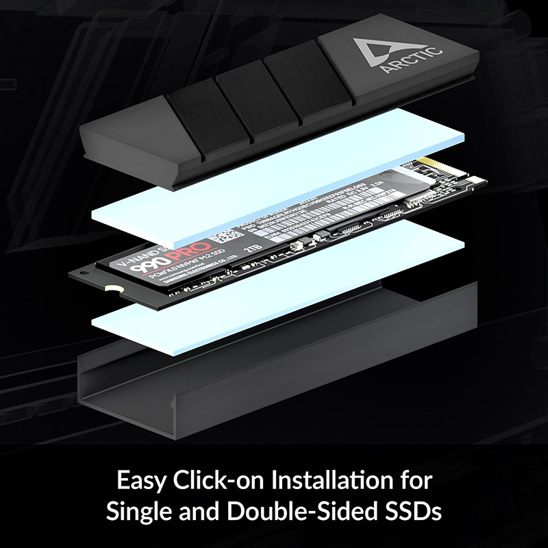Pendingin heatsink hitam ARCTI - Gaming Console Setup ulasan dan harga