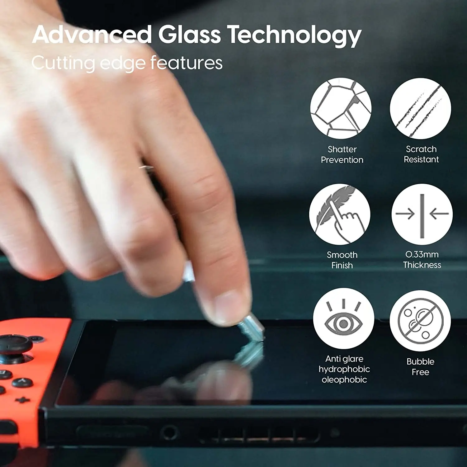 Pelindung layar kaca antigores - Nintendo Console Switch Lite ulasan dan harga