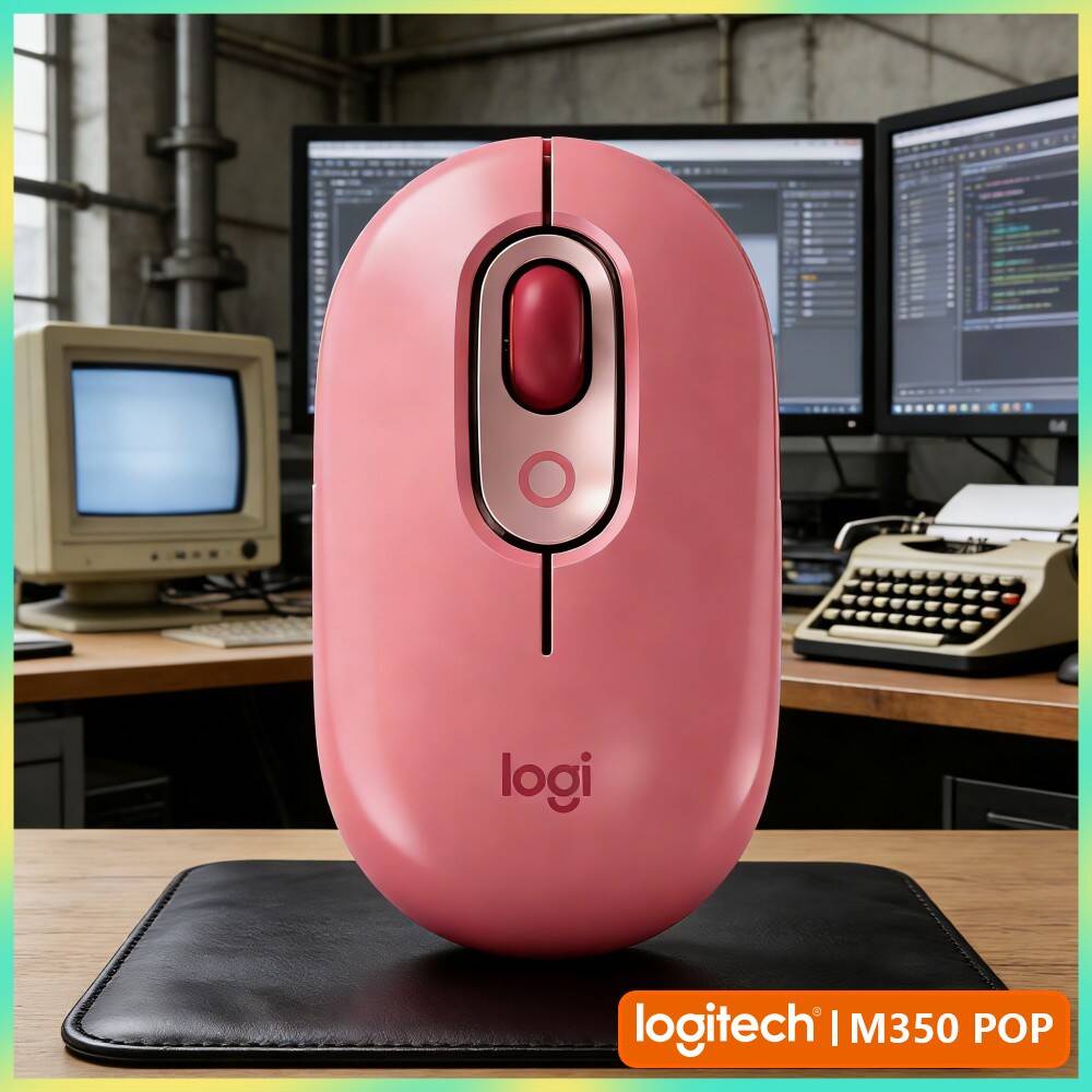 Mouse Logitech M350 POP Ramah  - Gaming Console Logitech ulasan dan harga